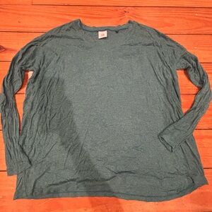 (984) CABI LONG SLEEVE TEALGREEN